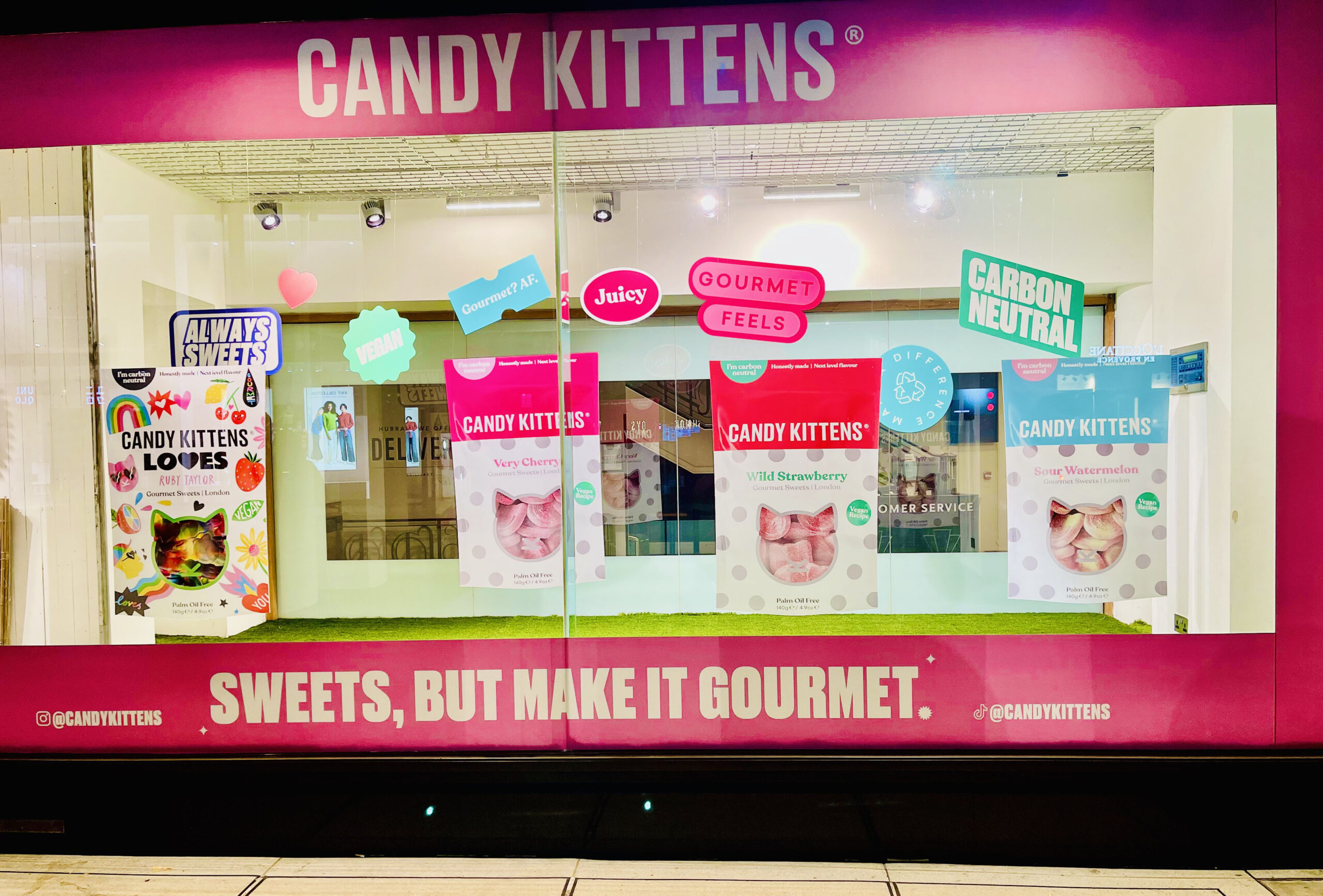 Candy Kitten Window Display Front View
